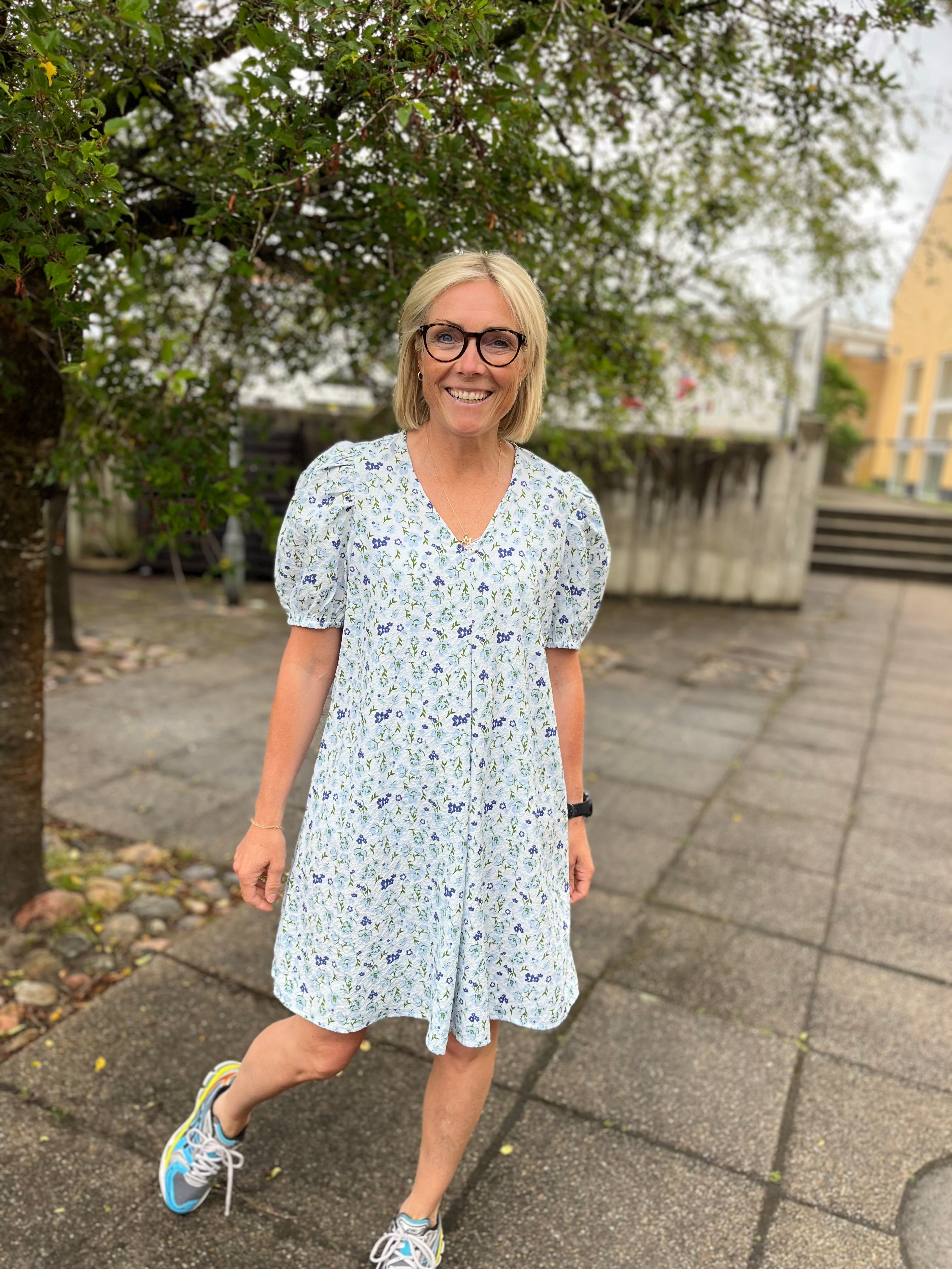 PCTALIA Short Dress - Blue Bell